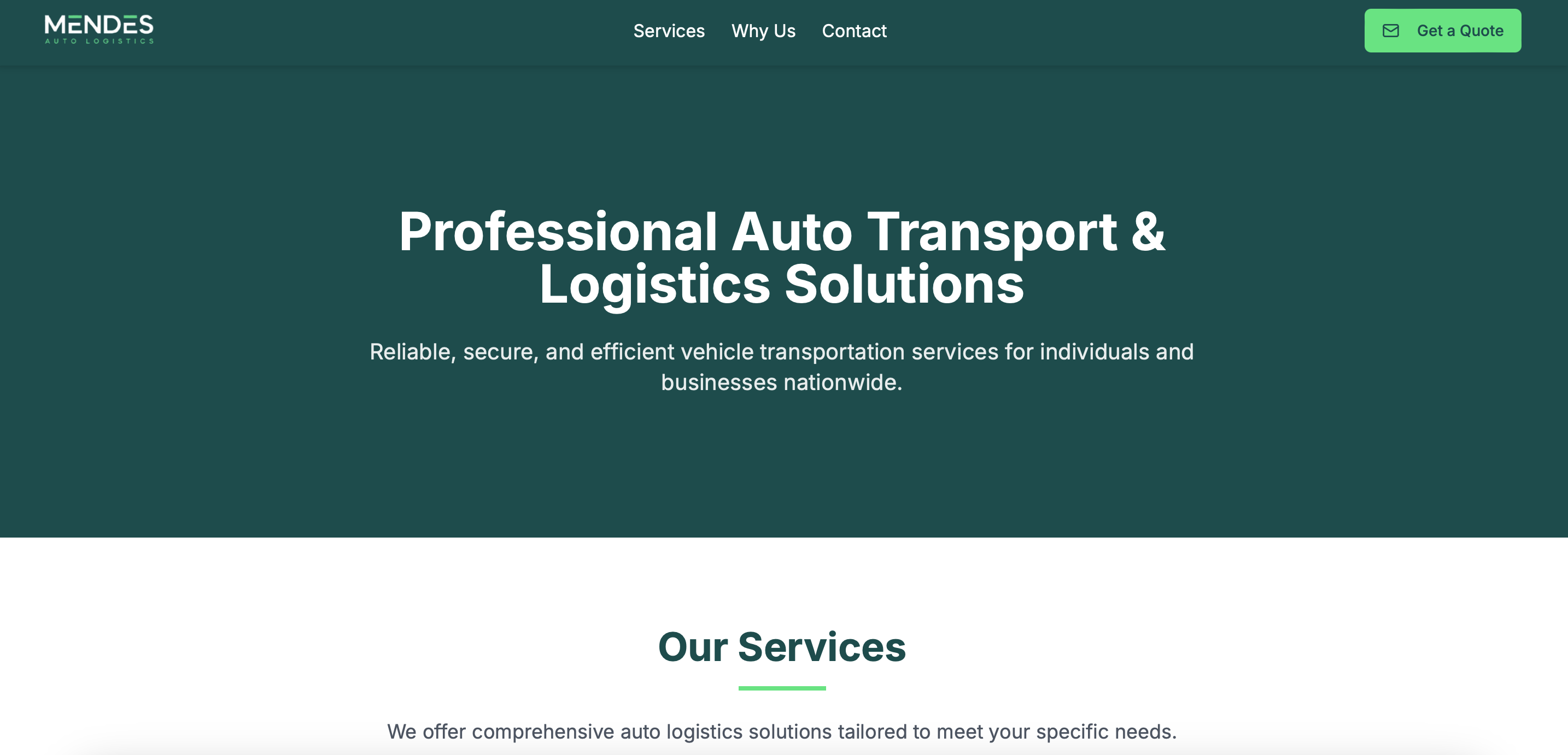 Mendes Auto Logistics